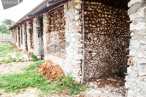 Image of Building house in Africa