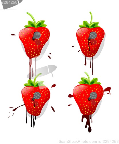 Image of Pinned strawberries