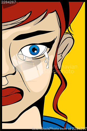 Image of Crying eye