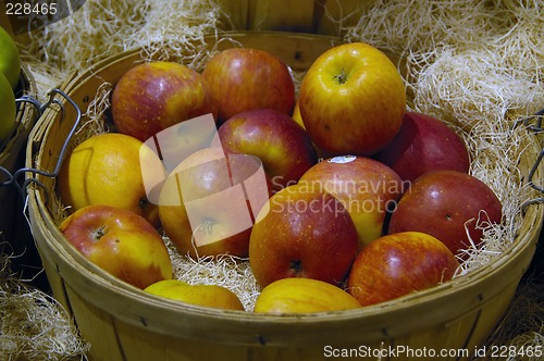 Image of Apples on basket