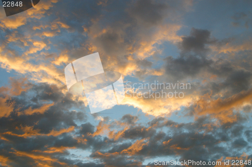 Image of evening sky