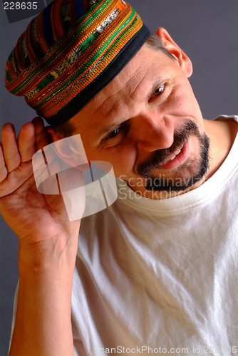 Image of listening man