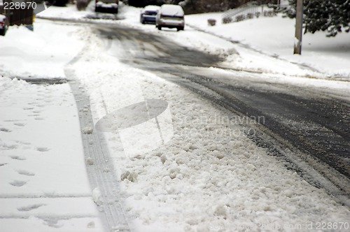 Image of Wintry Road conditions