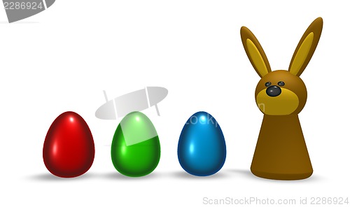 Image of easter eggs