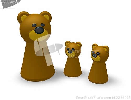Image of bear family