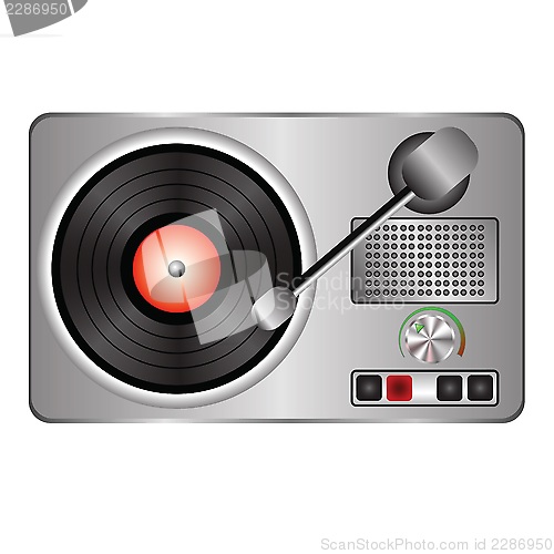 Image of record player