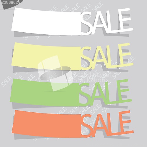 Image of set of sale labels