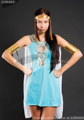 Image of Pretty girl in Cleopatra role
