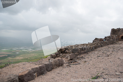 Image of Belvoir castle ruins in Galilee