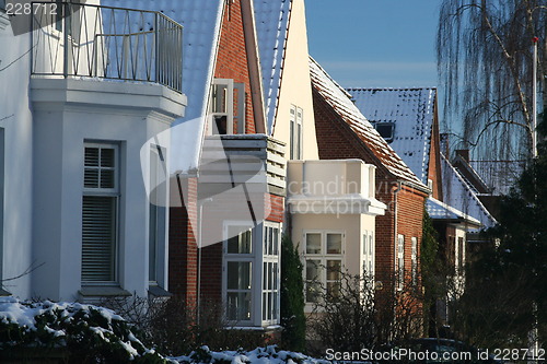 Image of Houses In Winter