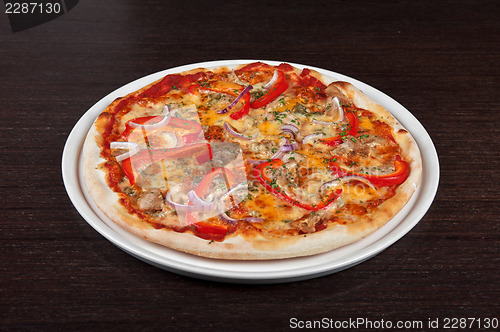 Image of meat pizza