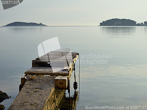 Image of Old wooden pier