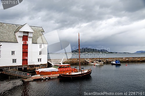 Image of Aalesund harbour