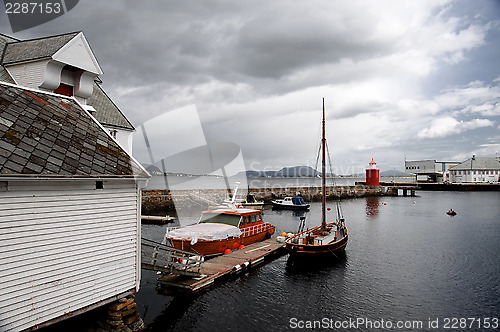 Image of Aalesund harbour, Norway