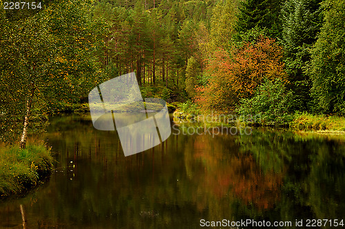 Image of Autumn lake