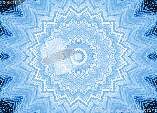 Image of Blue background with abstract foam pattern