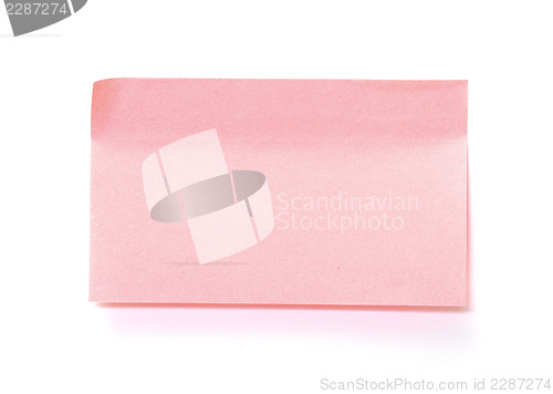 Image of Pink paper sticky stickers