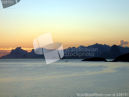 Image of Sunset on the beach