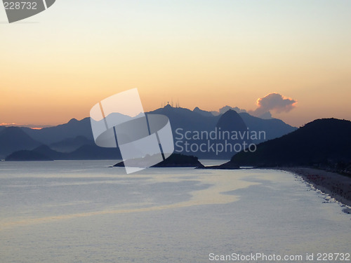 Image of Sunset on the beach