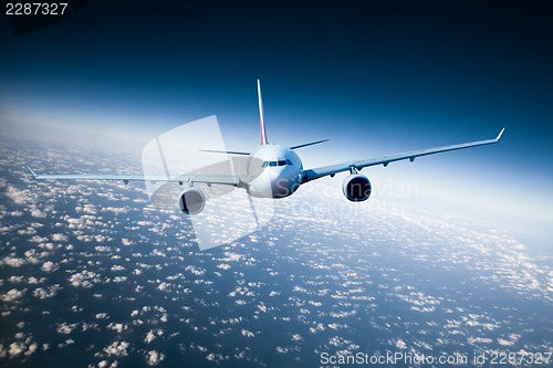 Image of Passenger Airliner in the sky