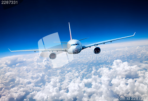 Image of Passenger Airliner in the sky