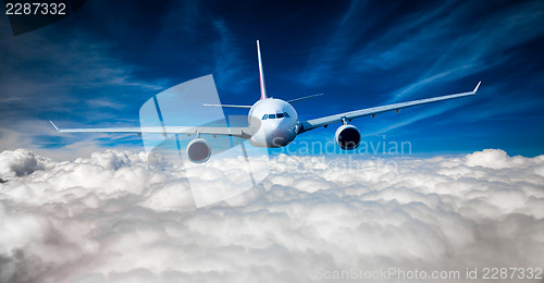 Image of Passenger Airliner in the sky