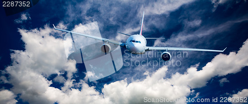 Image of Passenger Airliner in the sky