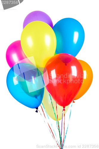 Image of Balloons on a white background