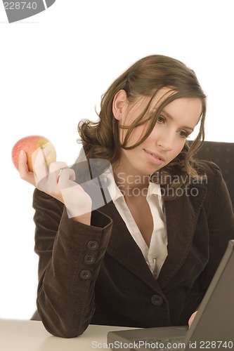 Image of Apple and laptop