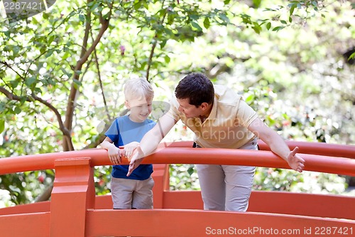 Image of father and son together