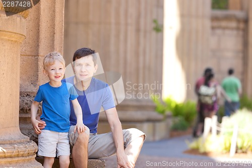 Image of family at vacation