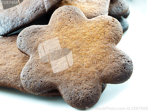 Image of Burned cookies on white plate