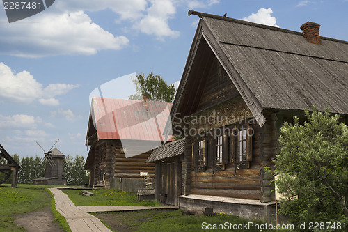 Image of Street Russian village of the nineteenth century