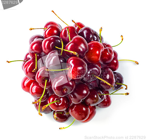 Image of red cherries
