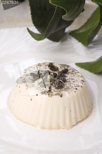 Image of sencha panna cotta