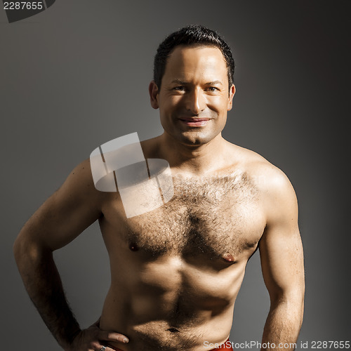 Image of man hairy