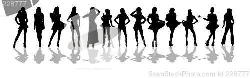 Image of women silhouette