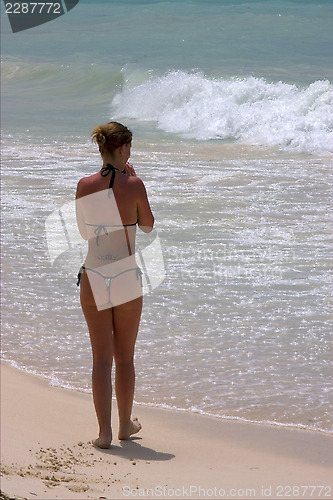 Image of  lagoon sian kaan mexico women