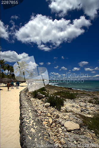 Image of republica dominicana tourist coastline  