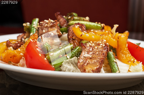 Image of Warm salad with veal