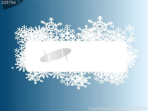 Image of snowflake note