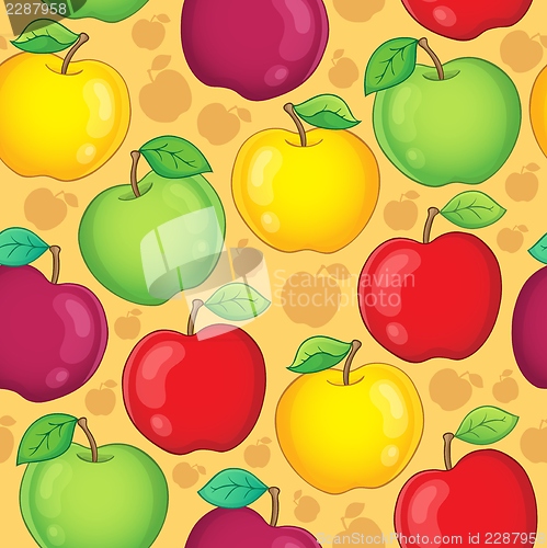Image of Seamless background fruit theme 1