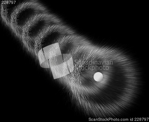 Image of space explosion chute negative