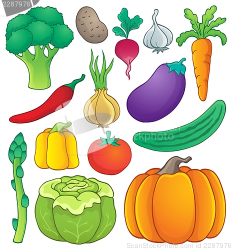 Image of Vegetable theme collection 1