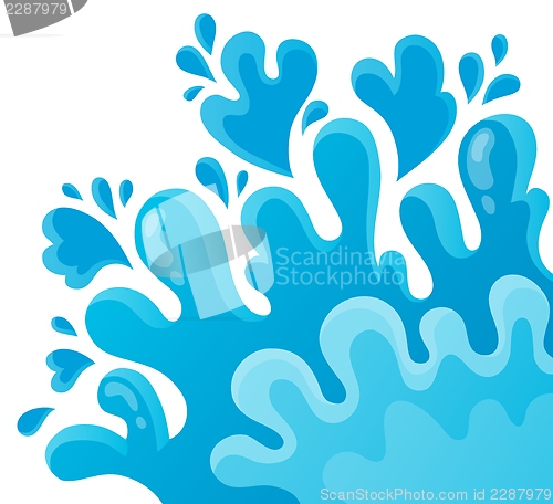 Image of Water splash theme image 2