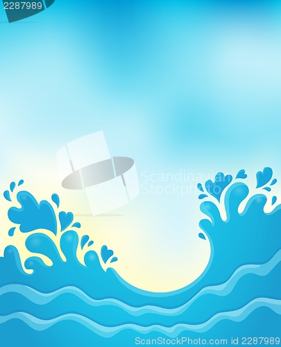 Image of Water splash theme image 8