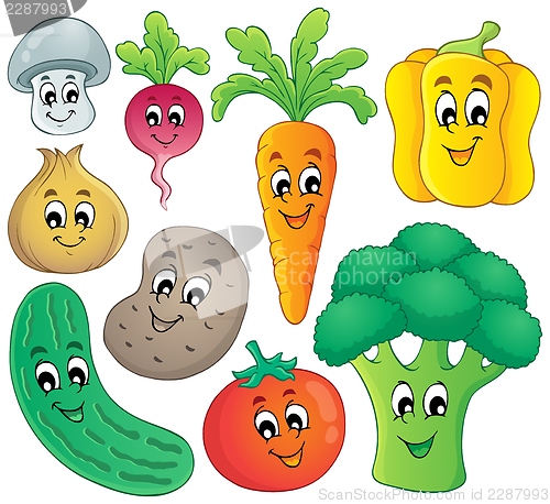 Image of Vegetable theme collection 4