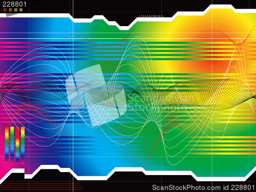 Image of space outlook rainbow