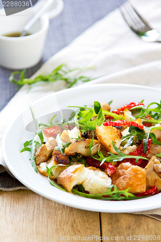 Image of Chicken with sundried tomato and rocket salad