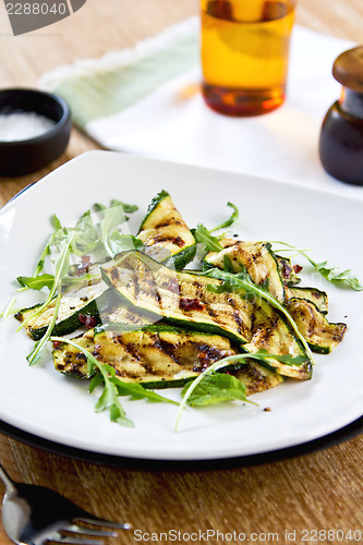 Image of Grilled courgette salad